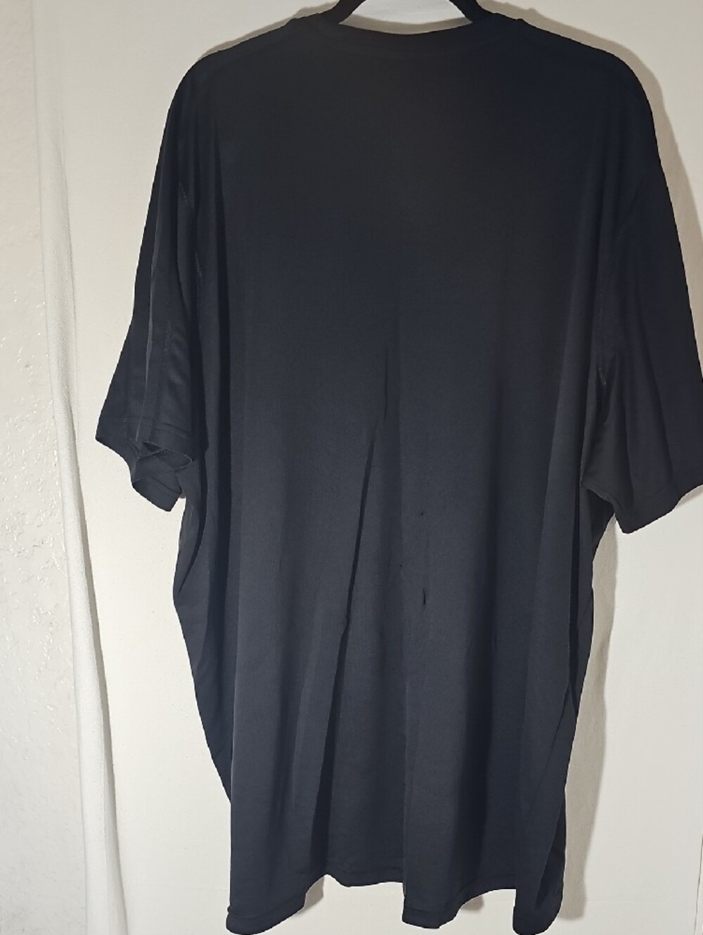 adidas Black Short Sleeve Logo Tee with White Branding - Picture 2 of 2
